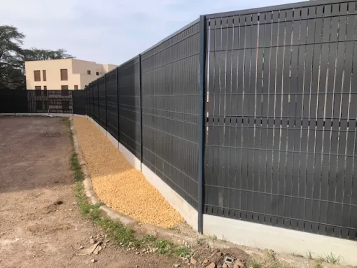 dalles 0,25m, panneau 1,93m et occultants composite